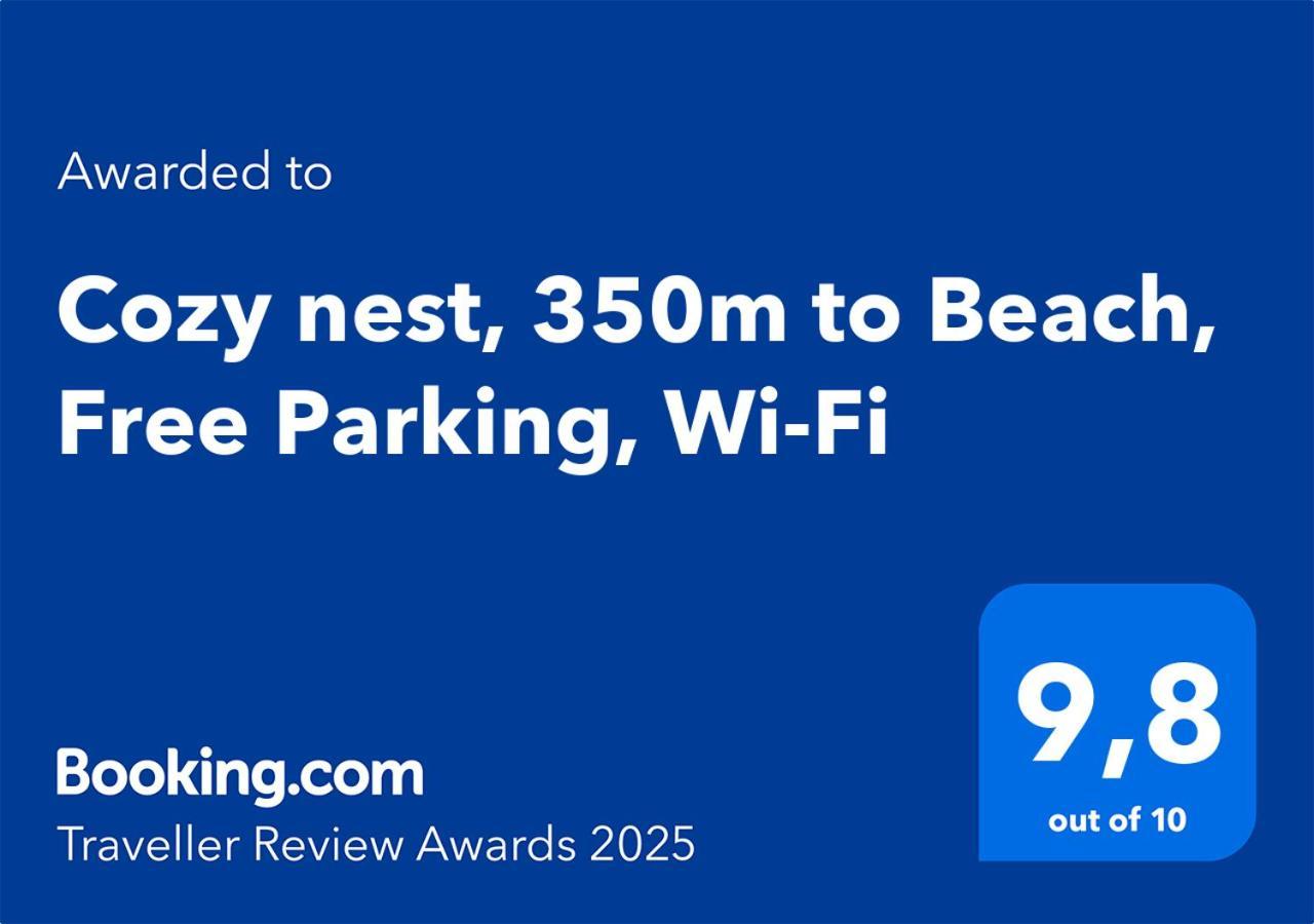 Cozy Nest, 350M To Beach, Free Parking, Wi-Fi Kotor Extérieur photo